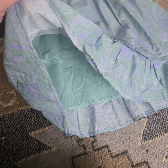 Melissa Nepton Light Green Ruffle Dress - Picture 6 of 8